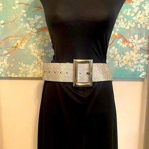 ♦️3 for $12♦️Sparkling Rhinestone Vegan Leather Buckle Belt.